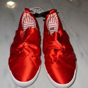 Red kid shoes